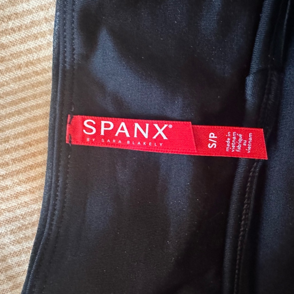 Spanx faux leather, sequin leggings. Size S. Excellent condition. - Picture 5 of 5
